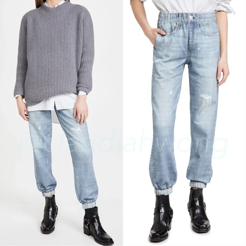 RAG & BONE Miramar Relaxed Jogger in Glasshill